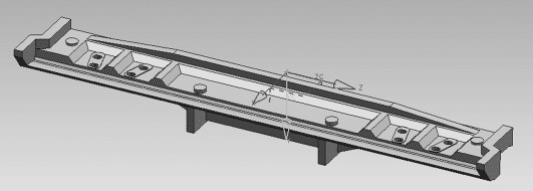 Apron Feeder Parts 3D Model