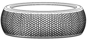 Arrangement of ceramic preforms in the three-dimensional space of metal grinding rolls