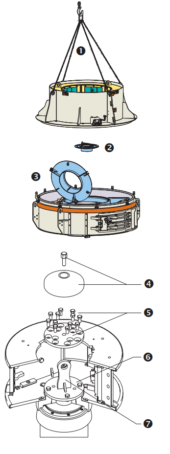 VSI Crusher Rotor Removal Steps